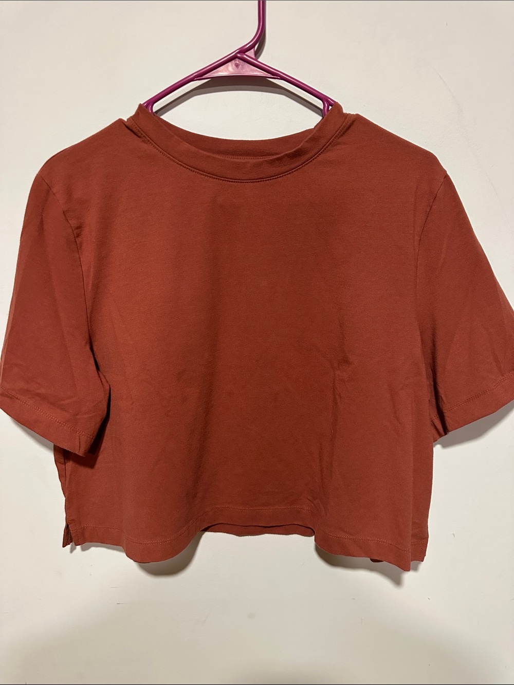 A new day cropped shirt